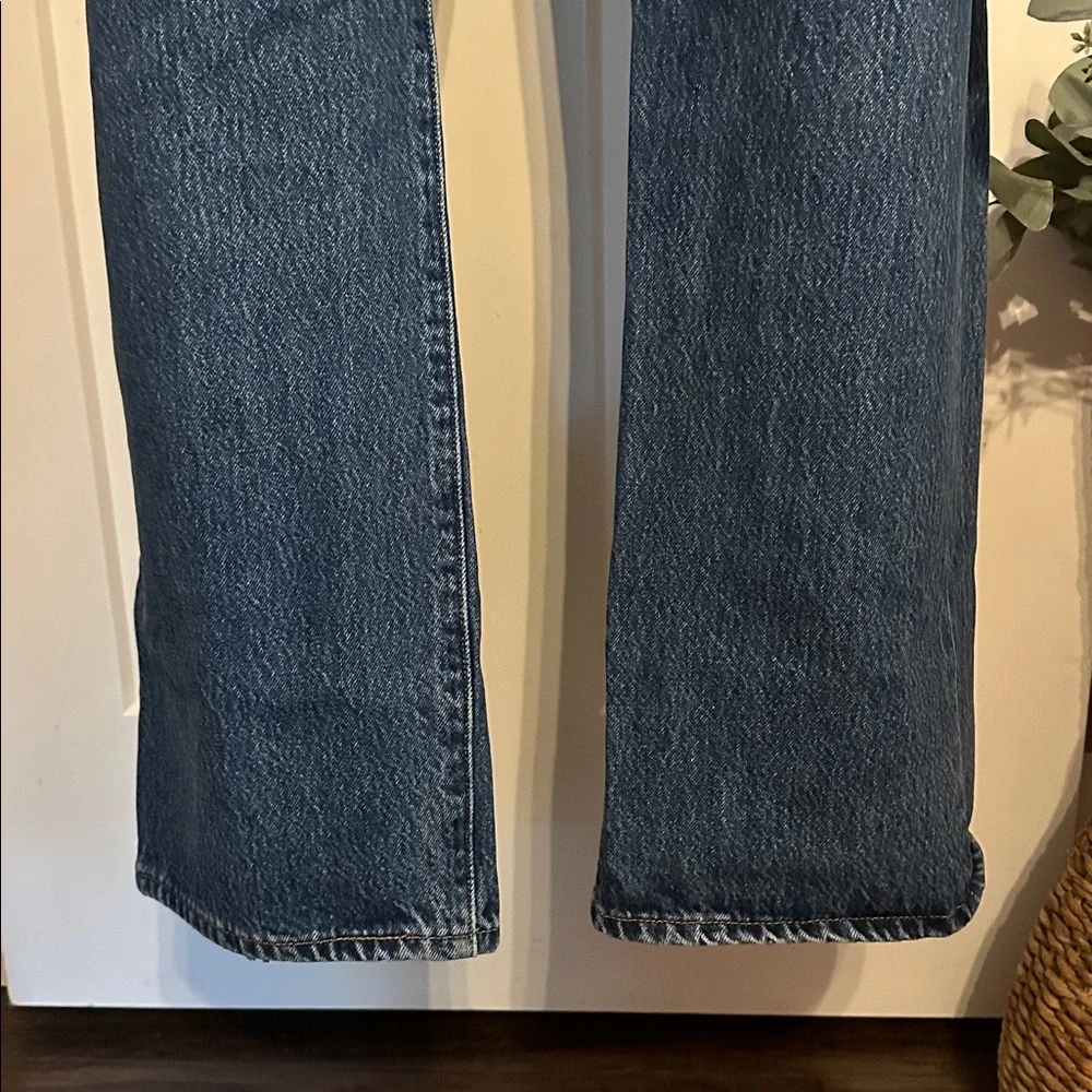 Levi's Men’s 501 straight Leg 36/32 cotton button fly denim blue Jeans